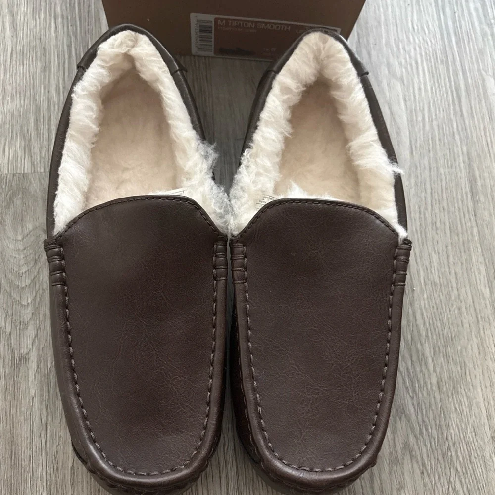 Koolaburra By Ugg Men's Tipton Smooth Slippers Size 9 NIB